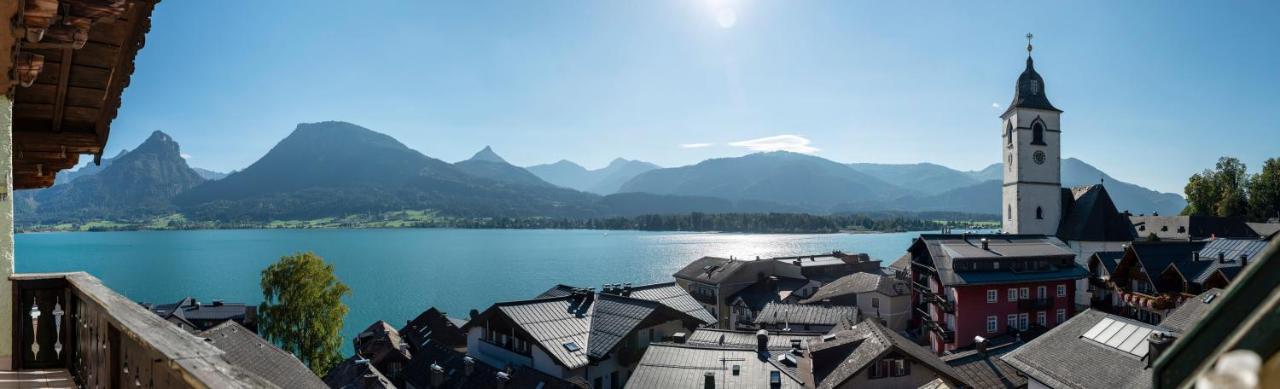 Aberseeblick Pension Ellmauer Saint Wolfgang Exterior foto