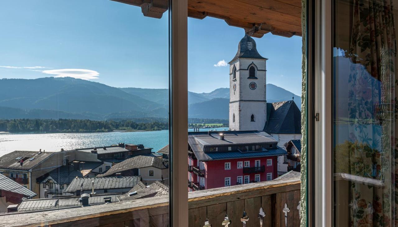 Aberseeblick Pension Ellmauer Saint Wolfgang Exterior foto