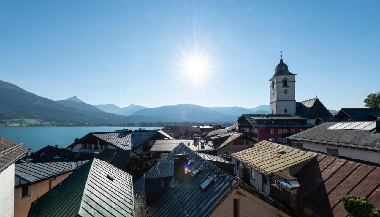 Aberseeblick Pension Ellmauer Saint Wolfgang Exterior foto